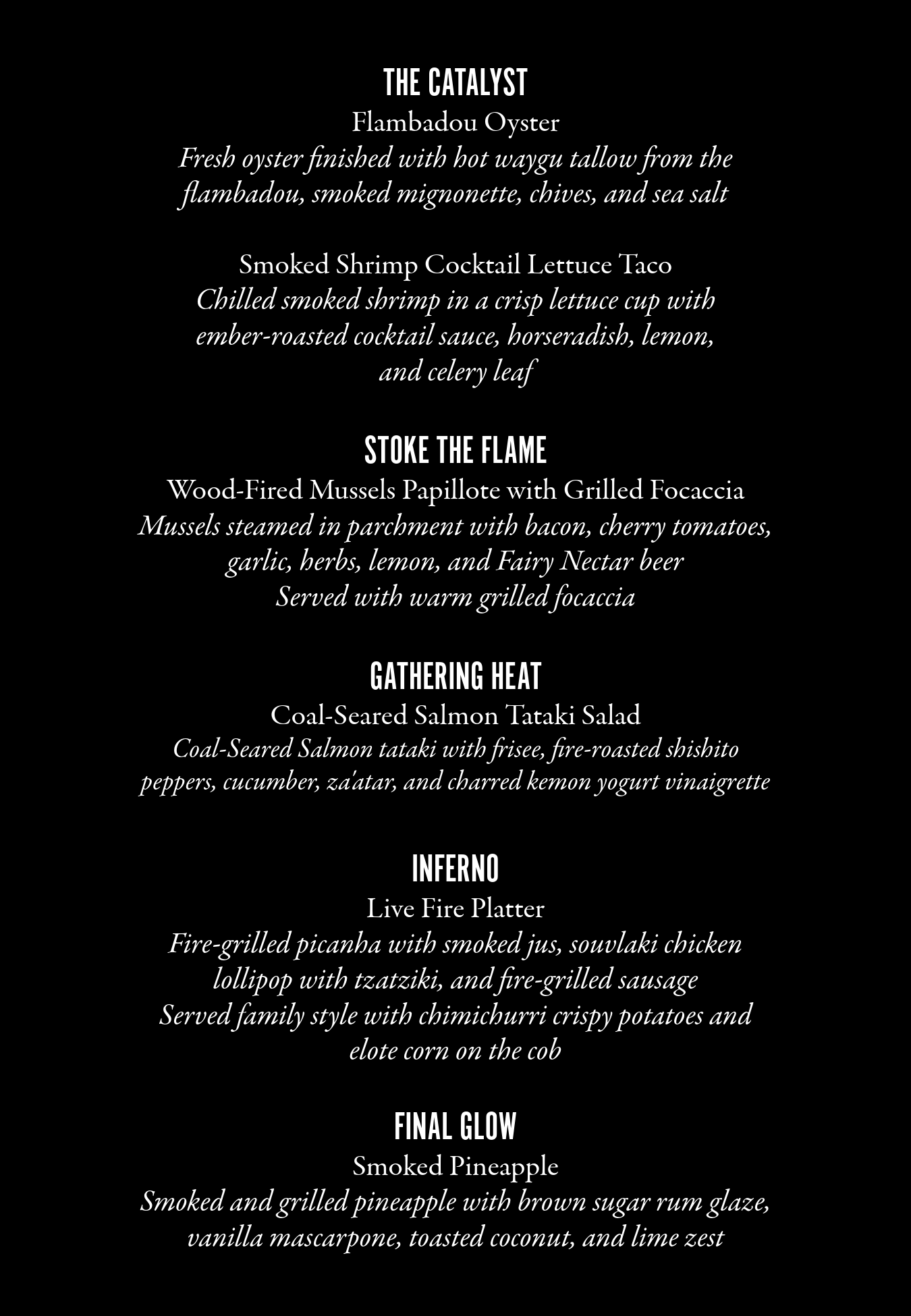 Gene Leahy Mall Fire to Table- August 30th
